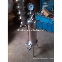 sanitary stainless steel cartridge filter vessel